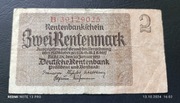 Stary banknot Niemcy 2 marki 1937 rok 