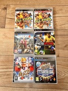 Zestaw gier PS3 Buzz Quiz PES2016 WWE Farcry
