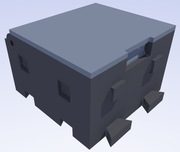 Modułowy organizer SMD, drobiazgi, 15ml , puzzle druk 3D PETG warsztat 