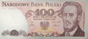 PRL Banknot 100 zł Ludwik Waryński 1986 - seria PA - Stan kolekcjonerski