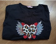 Koszulka bluzka bawełna dla dziewczynki 134/140 Nowa