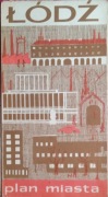 PLAN MIASTA  ŁÓDŹ 1985 r.