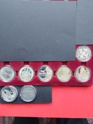 Komplet monet 10zł z 2000r  8szt. jak na foto 