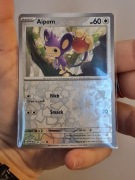 Pokemon Paradox Rift Aipom (PAR 145) Reverse Holo