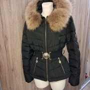 Elisabetta franchi s kurtka zimowa jenot puch