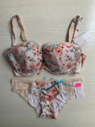 Biustonosz Ewa Michalak Effuniak PL Lato 65f + Figi 36
