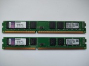 Pamięć RAM Kingston 16 GB (2x8GB) KVR16N11K2/16 DDR3-1600 1.5V Low Profile