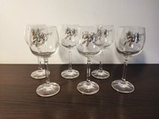 Stare kieliszki do wina PRL