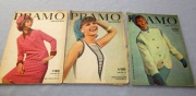 Pramo 1965 Praktische Mode x 3 wykroje Vintage
