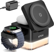 KPON Stacja ładująca Apple Watch i iPhone do Magsafe, 3 w 1