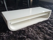 Półka TV - biała połysk