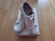 Buty skórzane białe Lasocki sneakersy 37