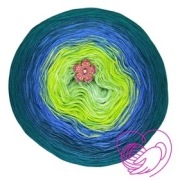 Motki Ombre Bawełna Akryl 3 Nitki 1000 m Magiczne Sploty