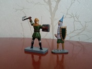 Rycerze wojowie  figurki  z PRL 2 szt.kpl