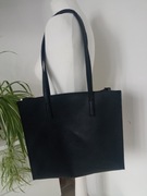 Torebka damska czarna torba do ręki i na ramię