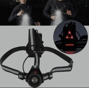 Lampka LED na klatkę piersiową USB do biegania