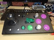 Leworęczny joystick arkadowy Atari z wiosełkami Autofajer regulowany DB9