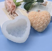 SERDUSZKO KWIATOWE forma silikonowa 6*5.5*3 do Świec Mydła Odlewów 