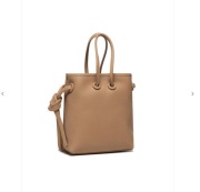 SIMPLE klasyczna skórzana torebka na ramię worek kuferek