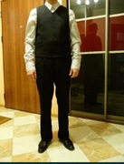 Garnitur spodnie i kamizelka 