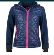 Bluza-Kurtka Soft Shell dziewczęca granat 104 glo-story