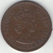 Cypr 5 milów mils 1956 25,41 mm