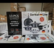 Zestaw garnków 13 elementów. German Line.