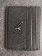 Card holder prada czarny