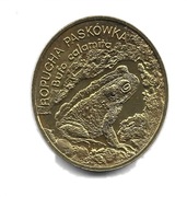 2 zł Ropucha  paskówka   z 1998 r  NG.145.