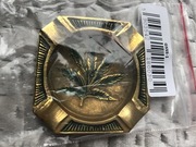 2 szt. Podstawka Złota popielniczka na zioło drobiazgi Nowa 