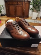 Skórzane brązowe buty marki KAZAR r.45