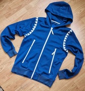 Niebieska rozpinana bluza Adidas orginals z kapturem L