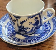 Zestaw japoński unikat Filiżanka i talerzyk