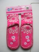 Skarpety buty z abs frotowe różowe 29-31