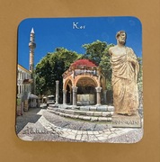 Duży magnes na lodówkę Grecja Greece Kos Hipokrates(2)