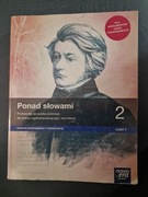 Ponad słowami 2 Podręcznik do języka polskiego część 1 i 2