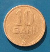 Mołdawia. 10 bani. 2017.