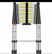 Drabina teleskopowa 3.2 aluminiowa rozsuwana przenośna do 150 kg