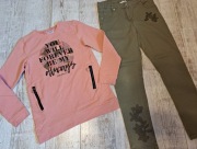 Zestaw spodnie jeans bluza COCCODRILLO r.140  #25