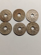 Lot monet 10 centymow 3 Republika Francuska 
