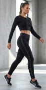 Legginsy wyszczuplające J Style L Wysoki stan Modelujące Lampasy dżety nowe