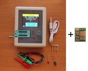 LCR TC1 1,8-calowy wyświetlacz LCD Tester próbnik + adapter