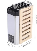 Piec do sauny, sterowanie wewnętrzne 3 kW, stal nierdzewna