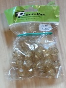 Perły mrożone brązowe