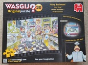 puzzle Jumbo - Wasgij Original 20 - Rybny biznes - UŻYWANE / BDB