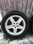 Komplet Felg 5x108 z oponami zimowymi Michelin Alpine 5 225/55r17