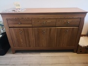 Komoda Bergen 156 cm modrzew sibiu złoty Black Red White BRW