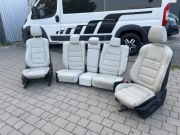 Komplet foteli skóra biała Mazda cx5 2016