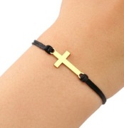 Bransoletka czarny sznurek 