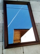 Lustro w drewnianej solidnej ramie 75,5cm x120cm